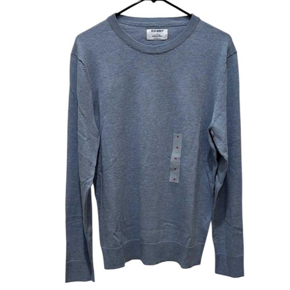 Old Navy Women’s Medium Classic Light Blue Crew Neck Sweater